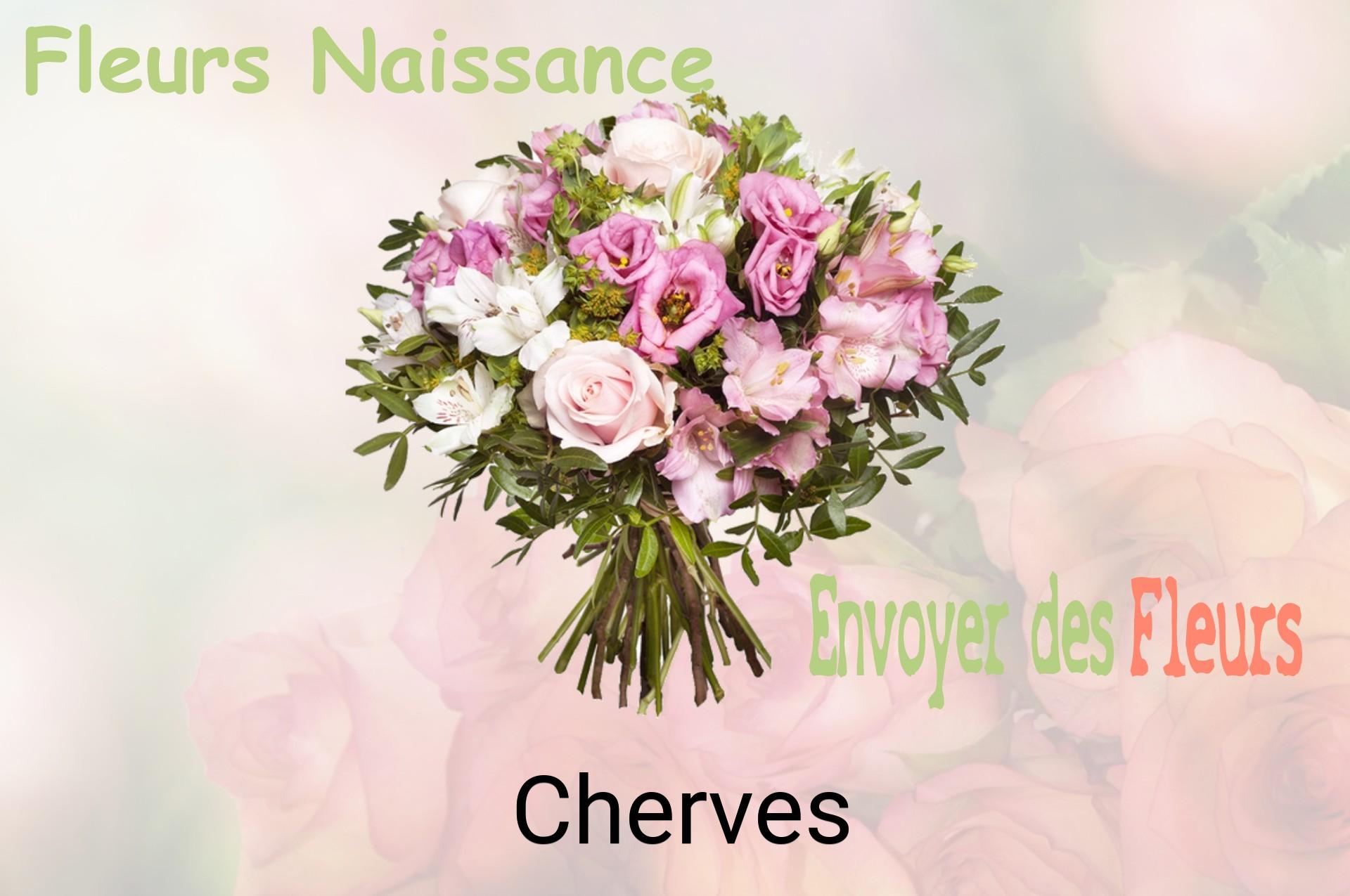 Bouquet de fleurs de naissance livré à Cherves